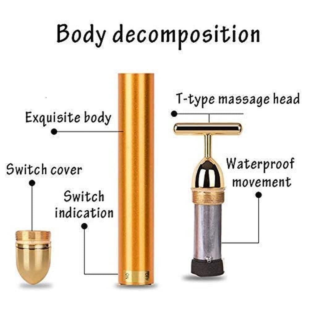 24K Gold Facial Massage Roller