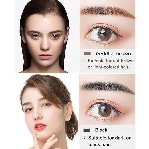 Waterproof 4-Point Eyebrow Pen (Pack of 2)