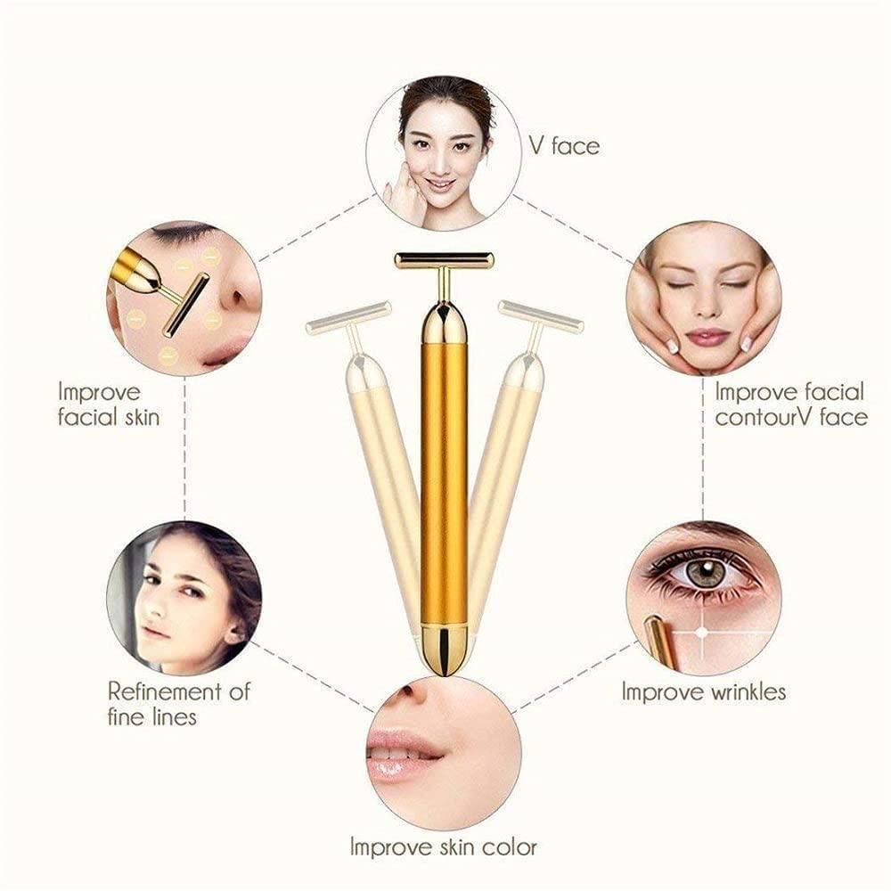 24K Gold Facial Massage Roller