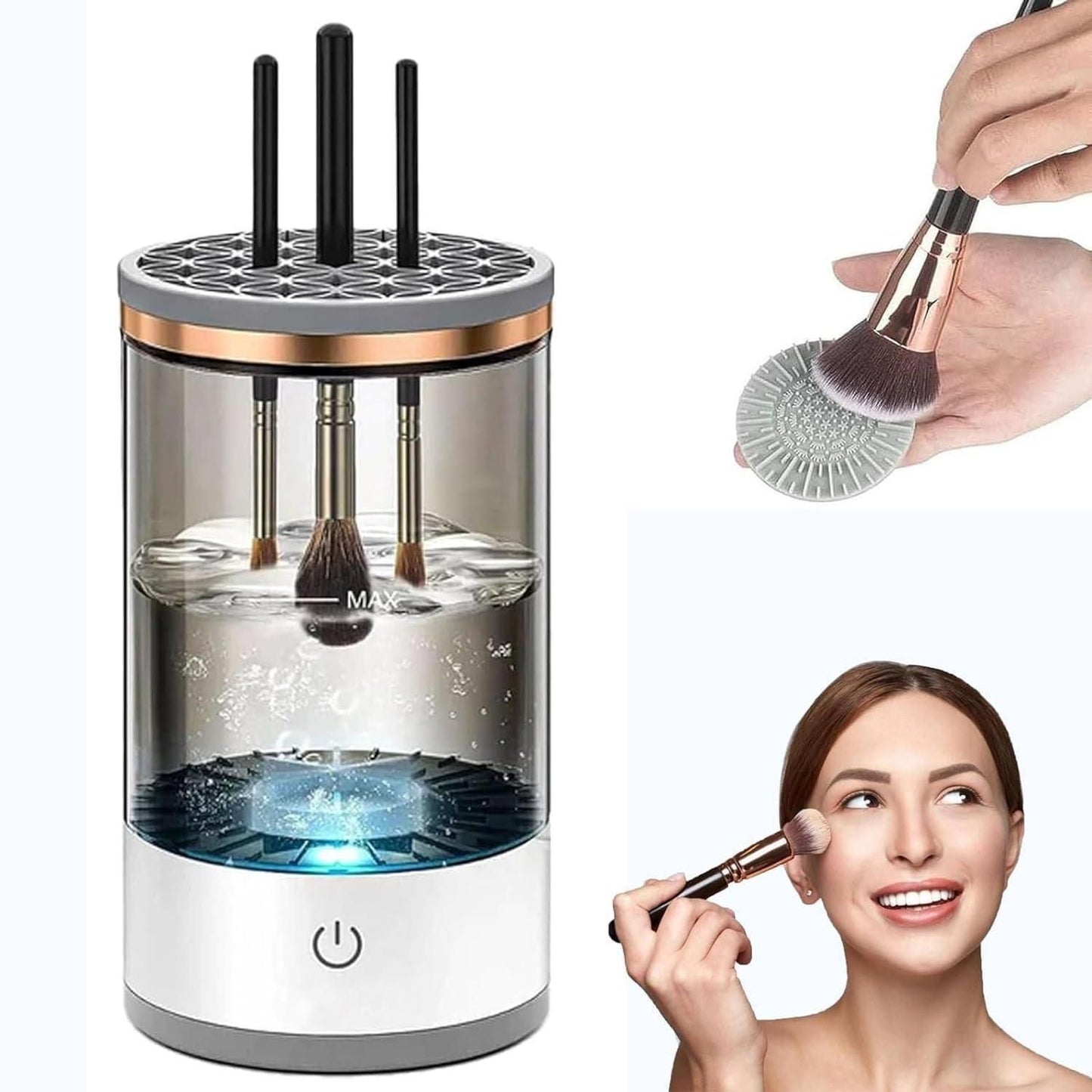 Automatic Make Up Brush Cleaner