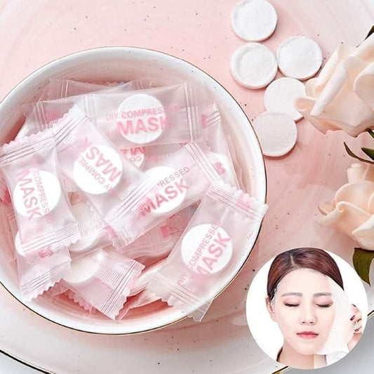 50-Pack Disposable Face Mask Tablets