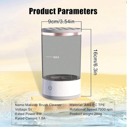Automatic Make Up Brush Cleaner