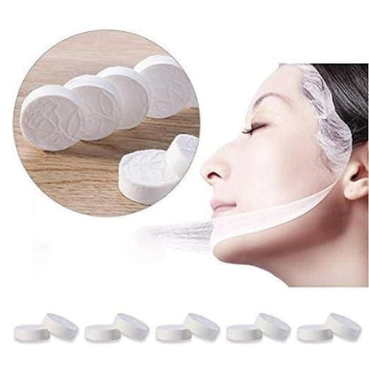 50-Pack Disposable Face Mask Tablets
