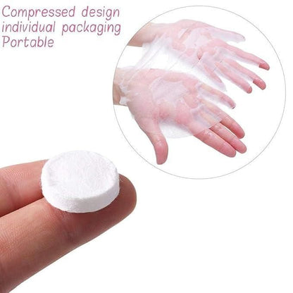 50-Pack Disposable Face Mask Tablets